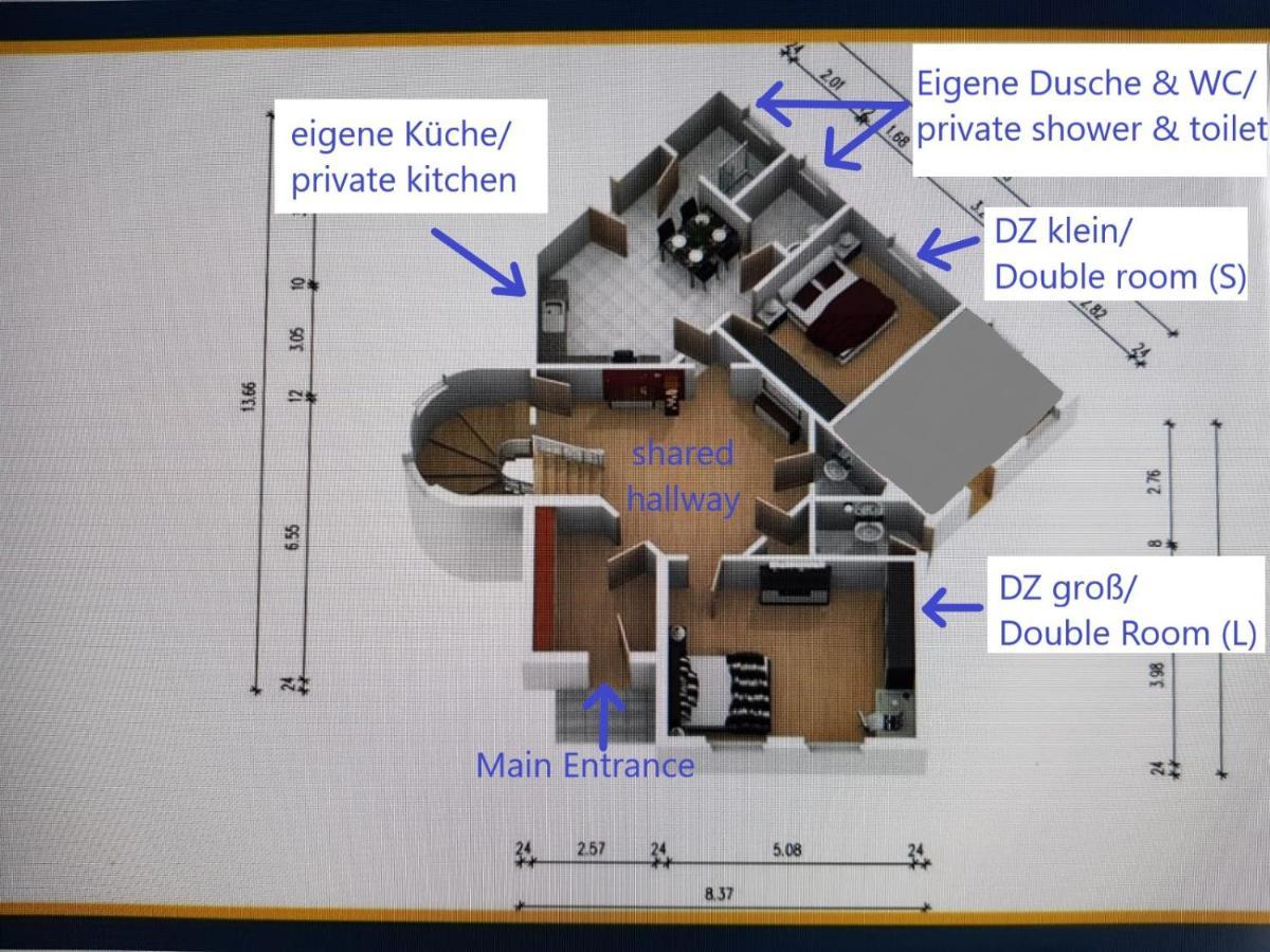 Villa Hanseart Luebeck - Privatzimmer In Zentraler Lage Zewnętrze zdjęcie